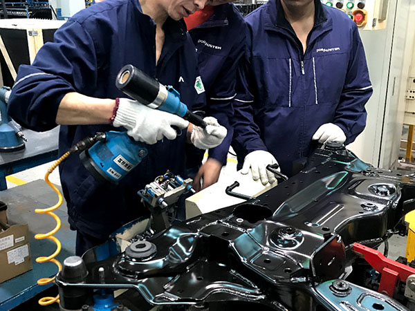 浦項汽車零部件公司使用台灣榴莲APP视频下载氣動工具